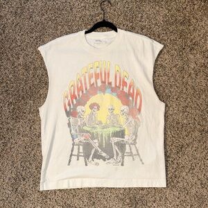 PacSun Grateful Dead Graphic Tank Top - White